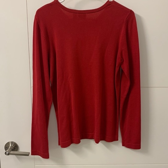 Red Christmas Holiday Ugly Sweater Snowflake S - Picture 2 of 4